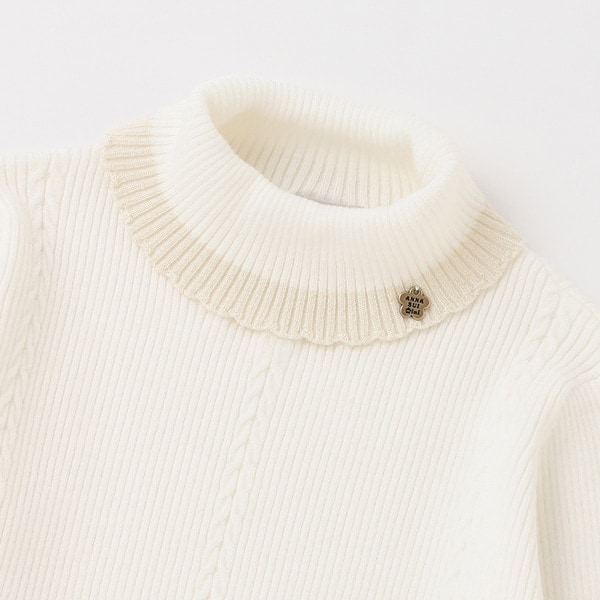 ハイネックニット(M(115-125cm) オフ ホワイト): キッズ - ナルミヤ