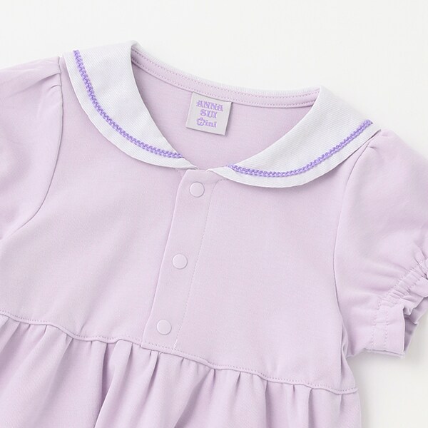 スワンセーラーカットワンピース(80cm ラベンダー): 新生児 - ナルミヤ 