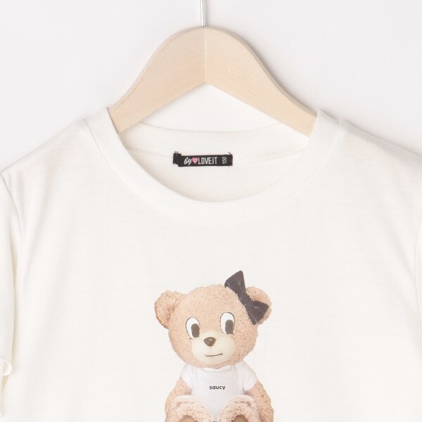 フリルスリーブラビ子Tシャツ