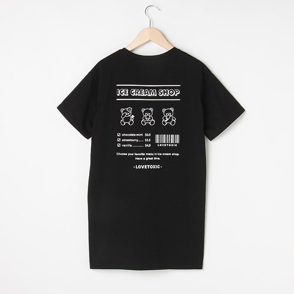 Narumiya Online ナルミヤ オンラインの公式通販サイトアイスベアtシャツワンピース S 140 黒 ジュニア