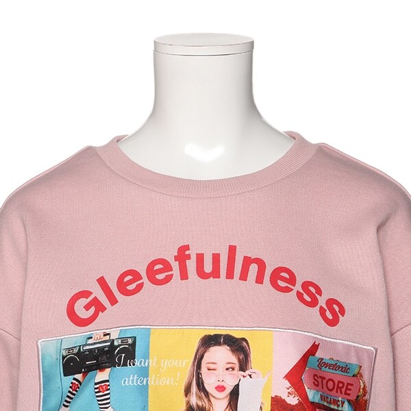 Narumiya Online ナルミヤ オンラインの公式通販サイトガーリーグラフィック裏毛トレーナー S 140 オフ ホワイト ジュニア