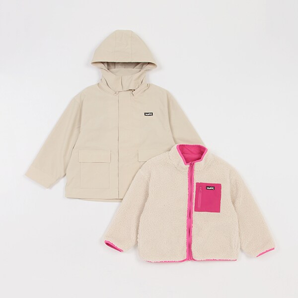 【120•140サイズ】X-girl 4WAYアウター X-girl Stages ブルゾン アウター 4WAYブルゾン キッズ 子供服