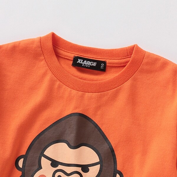 ファニーゴリラプリントTシャツ