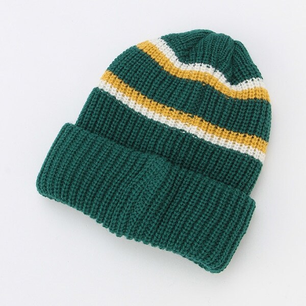 Labyrins グリーンニット帽 楽天市場】KNIT CAP（ニットキャップ）CHECKER GREEN グリーン