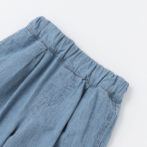 新品 ユニクロ デニムレギンス クロップド ネイビー 7分丈