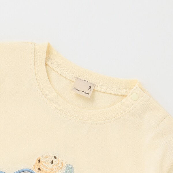 【接触冷感】車アイスアップリケTシャツ