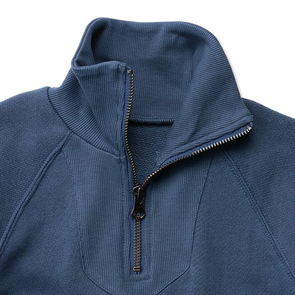 NARUMIYA ONLINE｜ナルミヤ オンラインの公式通販サイト裏毛 ハーフジップスタンドカラージャケット(80 ブルー グリーン): キッズ