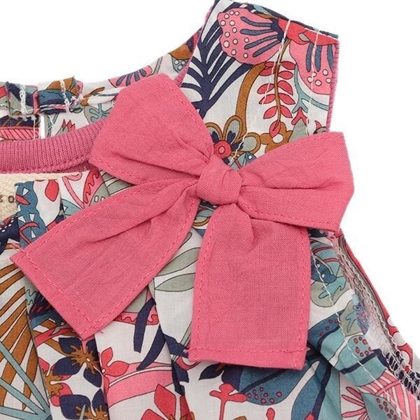 Narumiya Online ナルミヤ オンラインの公式通販サイトトロピカルトレイルズワンピース 日本製 80 ピンク キッズ