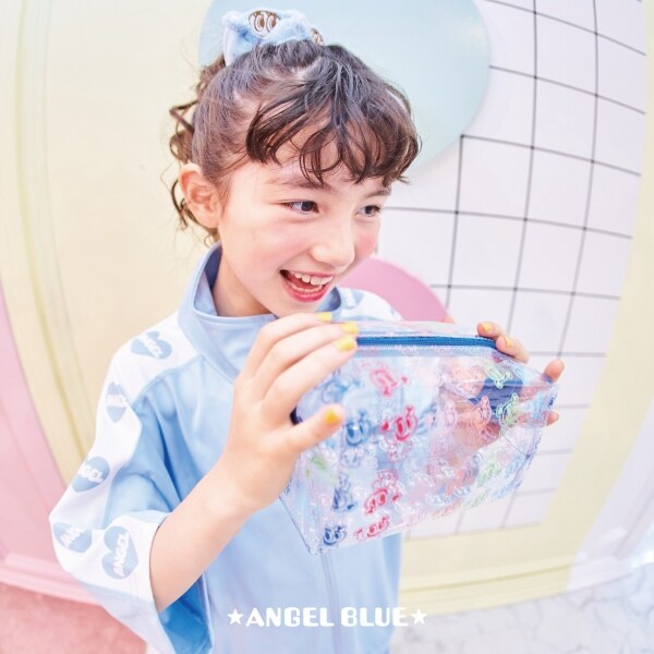 ANGEL BLUE】ナカムラくんPVCポーチ(F マルチ): キッズ
