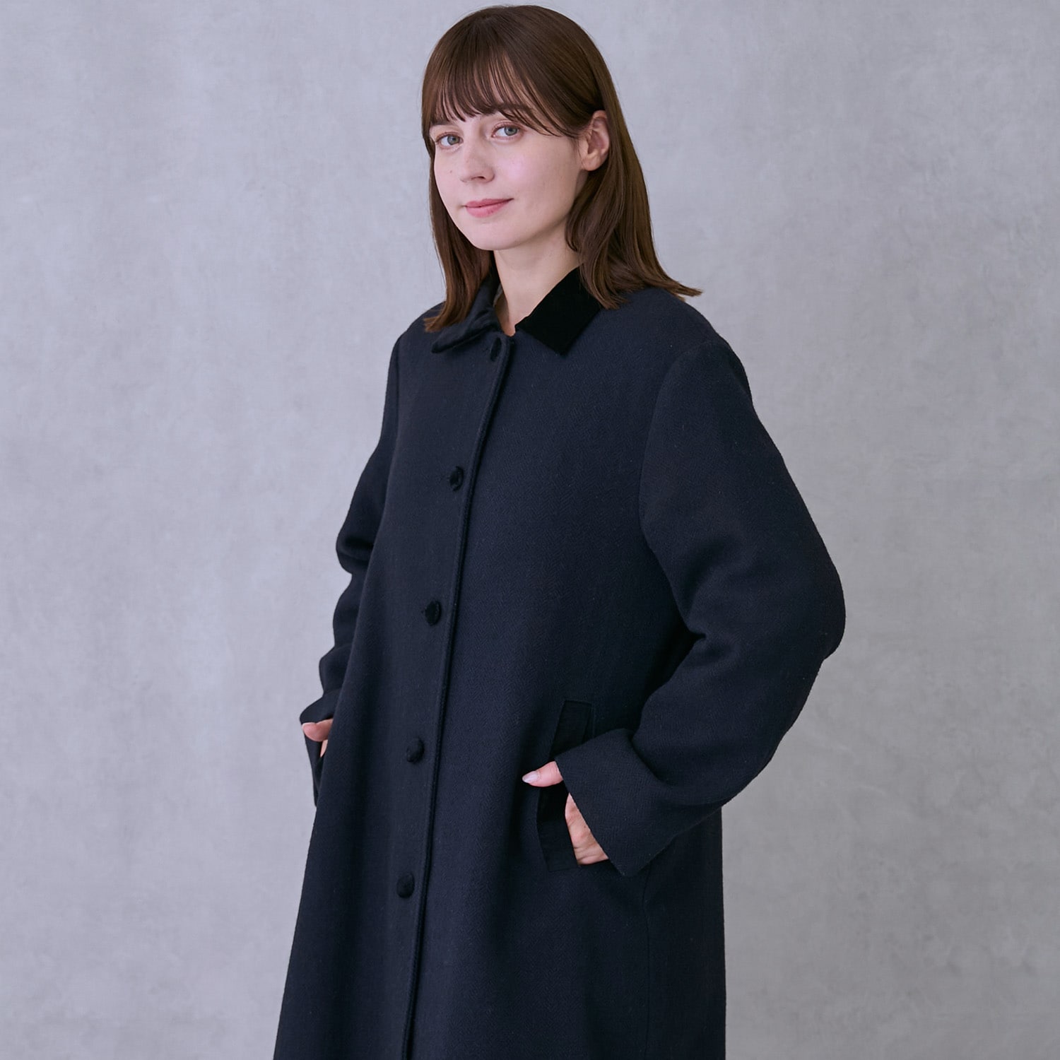 親子リンク】ダブルブレストコート(F 紺): 大人 - ナルミヤ オンライン