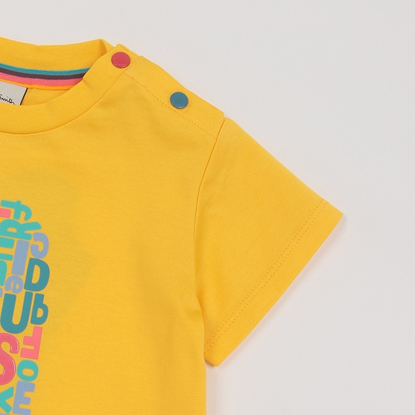 【新品タグ付】Paul Smith JUNIOR アイスロゴ半袖Tシャツ 140 Paul Smith JUNIOR（ポールスミスジュニア）の「アイスロゴ半袖T