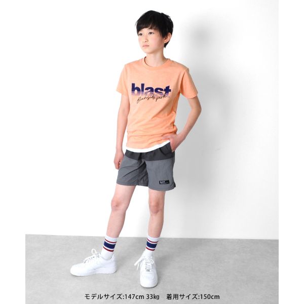 スラブ天竺・サンセットプリント半袖Ｔシャツ