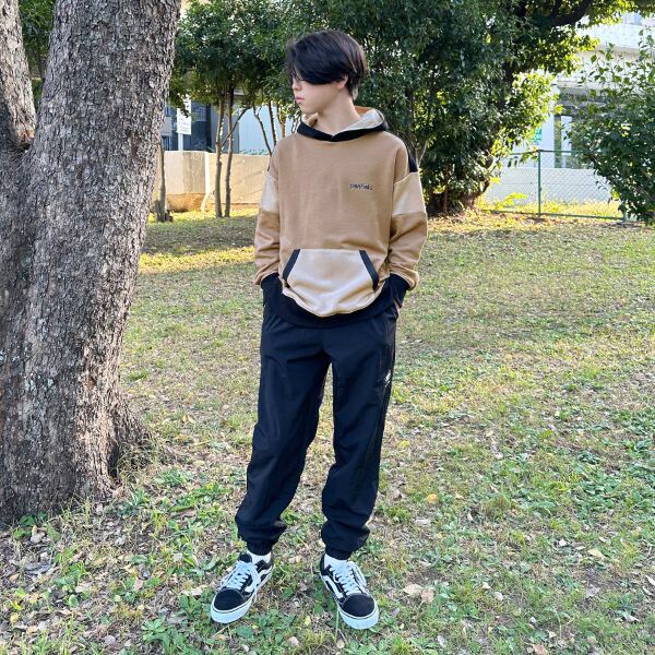Penfield】【あったか】ナイロン・起毛裏地付きジョガーパンツ(140