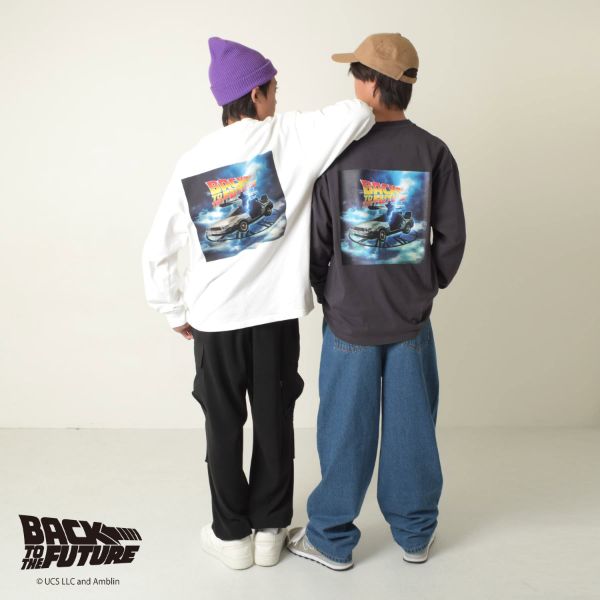 【Back to the Future】ヴィンテージ加工天竺Tシャツ