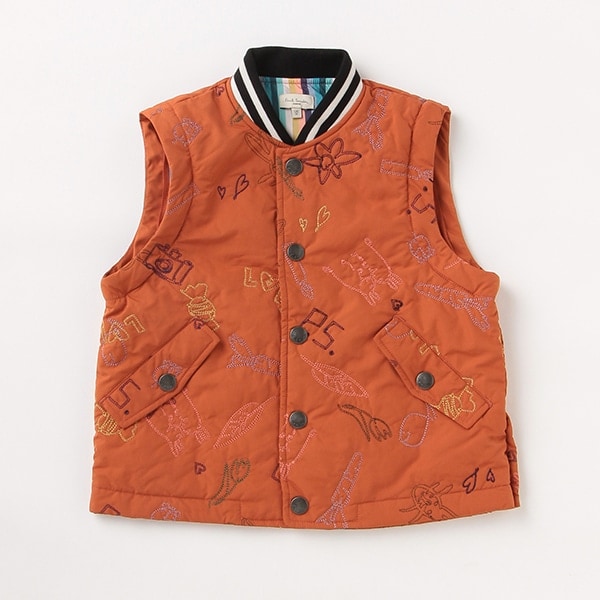 【美品】Paul Smith JUNIOR キッズ アニマル刺しゅうブルゾン