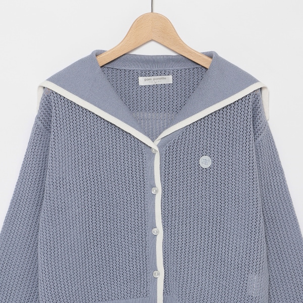 【新品】pom ponette juniorセーラーカーディガンTシャツセット定価¥16500のお品です