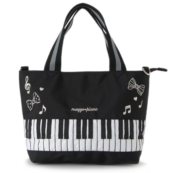 ショルダーつきピアノトートバッグ(F 黒): キッズ - ナルミヤ