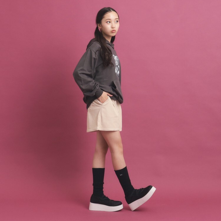 ベーシック コーディロイショートパンツ(SS(130-140) アイボリー