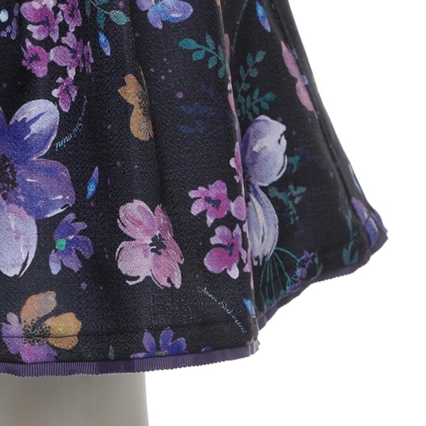 NARUMIYA ONLINE｜ナルミヤ オンラインの公式通販サイト花柄フレアミニスカート(100 紺): キッズ