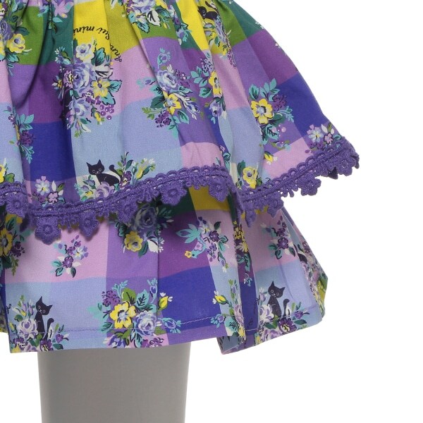 アナスイミニ 150【新品】♡チェックビスチェ♡ 3点セット》アナスイミニ ビスチェ付きセットアップ 140センチ