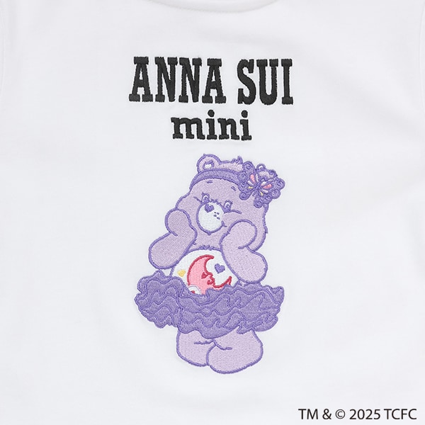 ANNA SUI mini ケアベアTシャツ　新品 ANNA SUI mini(アナ スイ・ミニ)からCare Bears™（ケアベア™）と