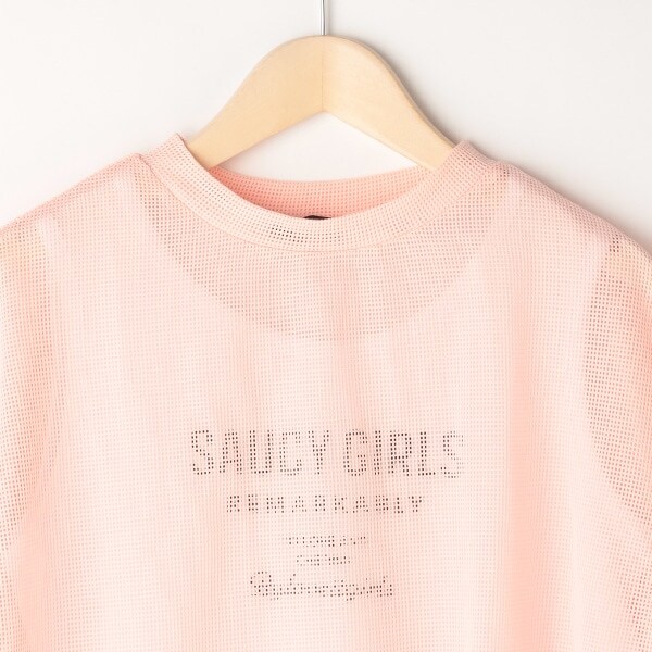 メッシュ重ね着Tシャツ(120cm ピンク): ジュニア - ナルミヤ  