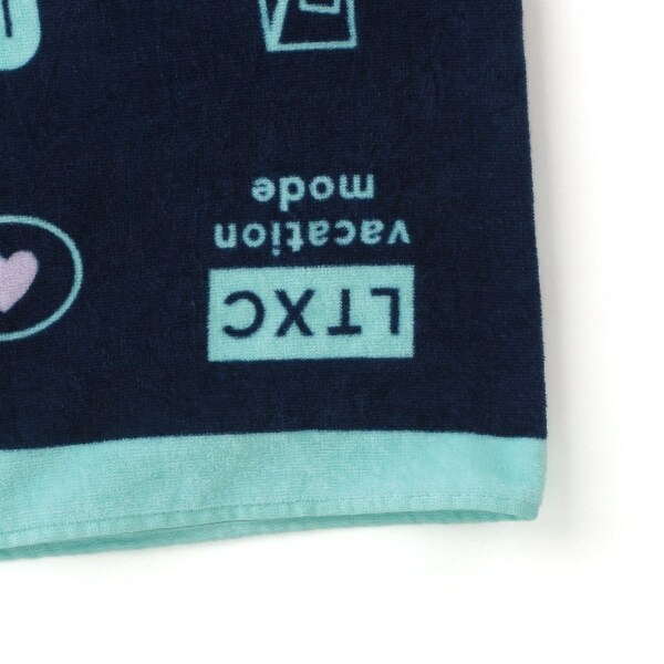 Narumiya Online ナルミヤ オンラインの公式通販サイトロゴ アイコンお着替えタオル Swim F 紺 ジュニア