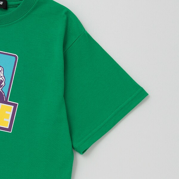 配色ボックスゴリラ半袖Tシャツ