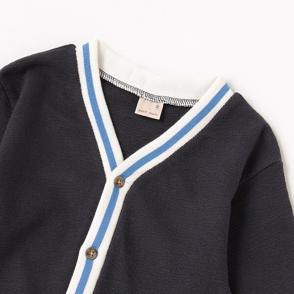 NARUMIYA ONLINE｜ナルミヤ オンラインの公式通販サイトラインカットカーディガン(80cm ベージュ): キッズ
