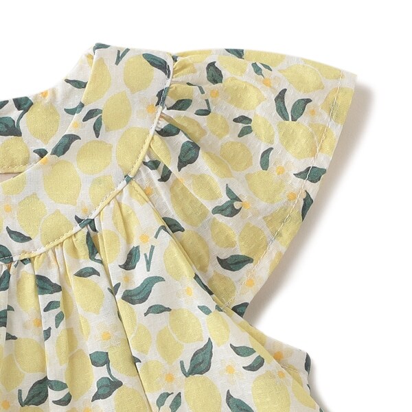 Narumiya Online ナルミヤ オンラインの公式通販サイトフルーツ柄ワンピースロンパース 70 黄 新生児