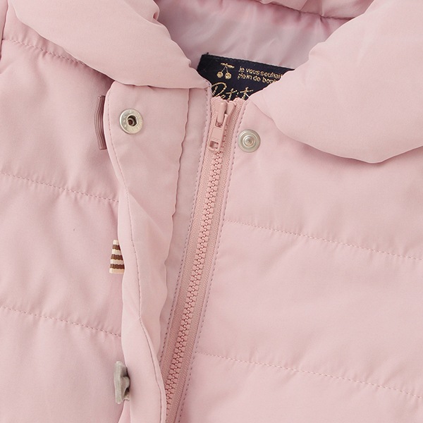 抗菌防臭】中綿リボンジャケット(80cm ピンク): キッズ ナルミヤ オンライン公式サイト