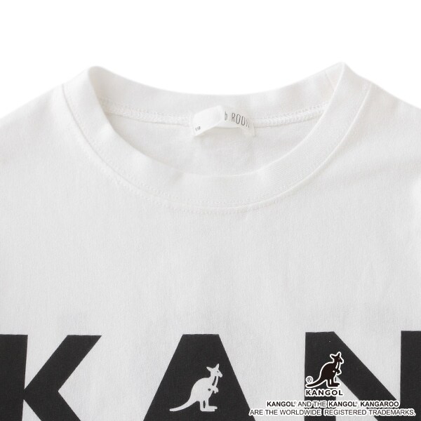 Narumiya Online ナルミヤ オンラインの公式通販サイト Kangolコラボ Usaコットン ベルトつきロゴtシャツワンピース 90 ラベンダー キッズ