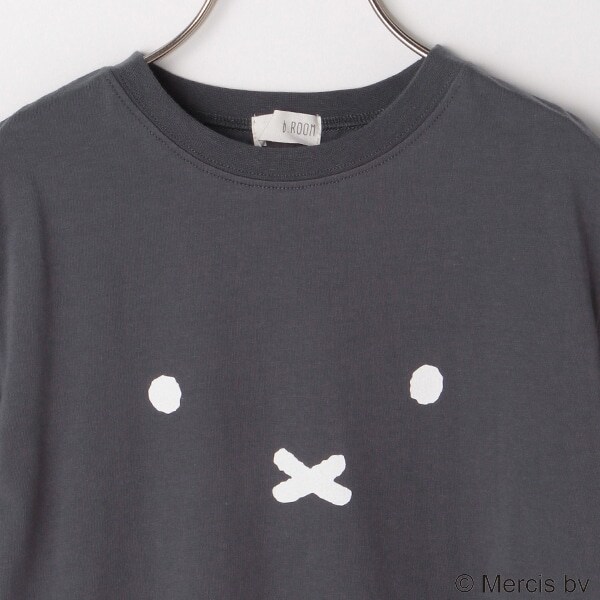 Narumiya Online ナルミヤ オンラインの公式通販サイト ミッフィー フェイスプリントワンピース 90 チャコール キッズ