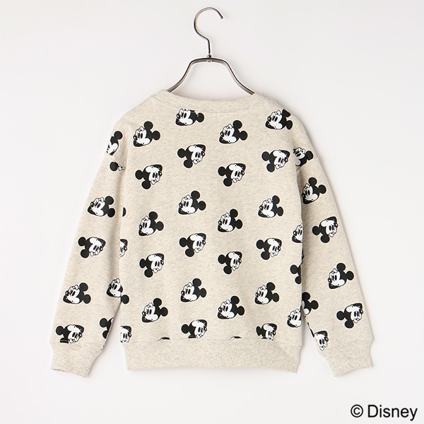 DISNEY】MICKEY/総柄トレーナー(90cm モカ茶): キッズ - ナルミヤ 
