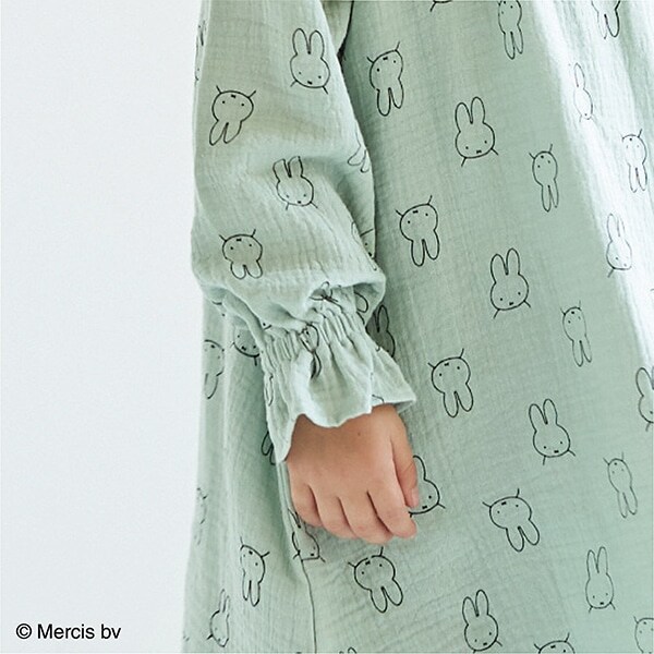 NARUMIYA ONLINE｜ナルミヤ オンラインの公式通販サイト【MIFFY】総柄プリントボリュームリラックスワンピース(100cm ピンク):  キッズ
