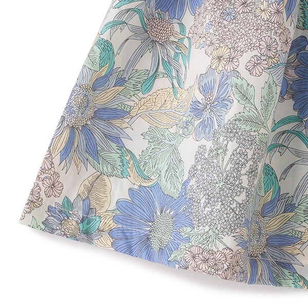 Narumiya Online ナルミヤ オンラインの公式通販サイトオーガニックコットン Angelicagarlaワンピース 日本製 80 ブルー キッズ