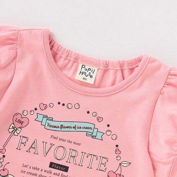 アイスクリームTシャツ(80 ピンク): キッズ - ナルミヤ