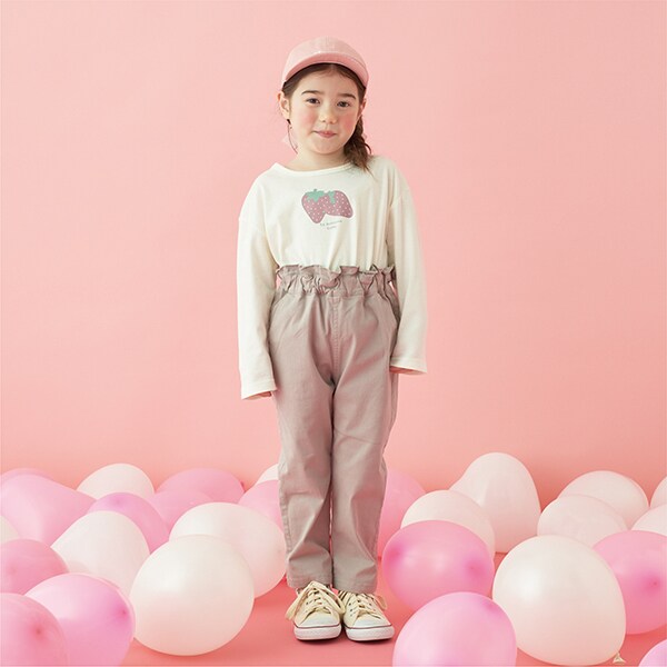【型崩れしないやわらかコットン】アソートプリントAラインTシャツ
