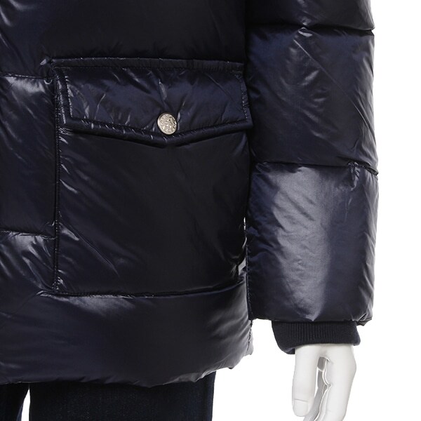 Authentic down jacket for girl(SS(130) 紺): ジュニア