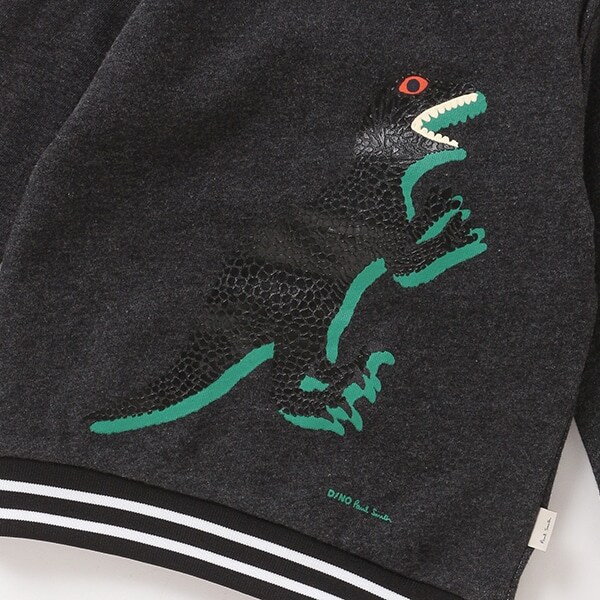 裏毛 Dino ビッグプリント スウェット(80 グリーン): ベビー