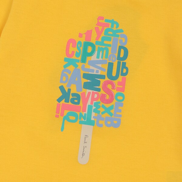 【新品タグ付】Paul Smith JUNIOR アイスロゴ半袖Tシャツ 140 Paul Smith JUNIOR（ポールスミスジュニア）の「アイスロゴ半袖T