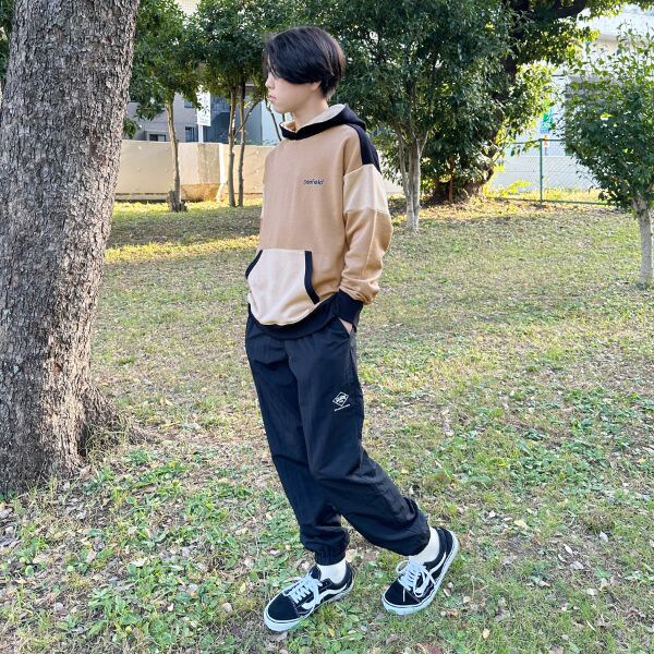 Penfield】【あったか】ナイロン・起毛裏地付きジョガーパンツ(140