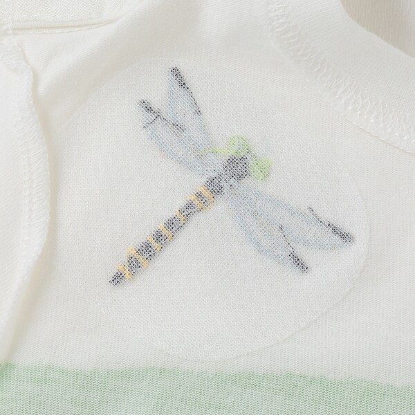 昆虫グラフィック長袖Tシャツ