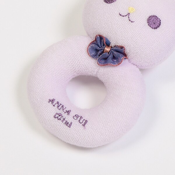ネコモチーフリングラトル【日本製】(F ラベンダー): 新生児 ナルミヤ オンライン公式サイト ANNA SUI mini ラトル ネコ