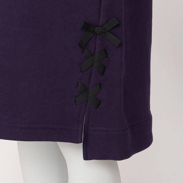 Narumiya Online ナルミヤ オンラインの公式通販サイト 鬼滅の刃 裏毛 胡蝶しのぶプリントワンピース 110 パープル キッズ