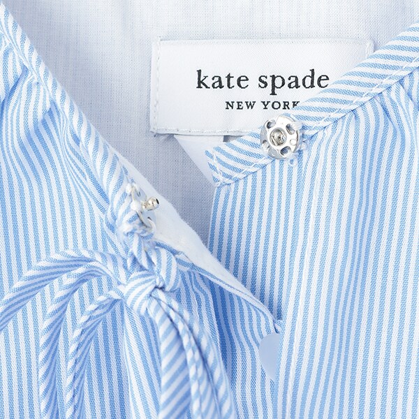 【美品】Kate spade トドラー ストライプエンブロイダリーワンピース kate spade new york kids（ケイトスペードニューヨーク）の