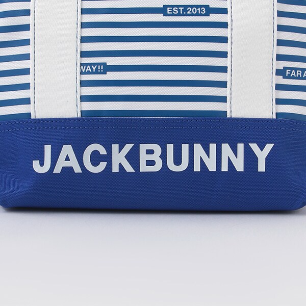 新品タグ付き☆Jack Bunny!!ボーダー カートバッグ マリンブルー 値段が激安 新品タグ付き☆Jack Bunny!!ボーダーカートバッグ