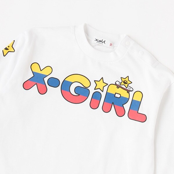 【WEB限定】袖プリント長袖Tシャツ