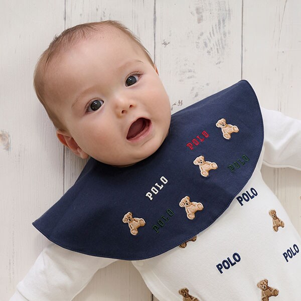 petit main POLO ロンパース スタイ 包装箱無し petit main POLO ロンパース スタイ 包装箱無し
