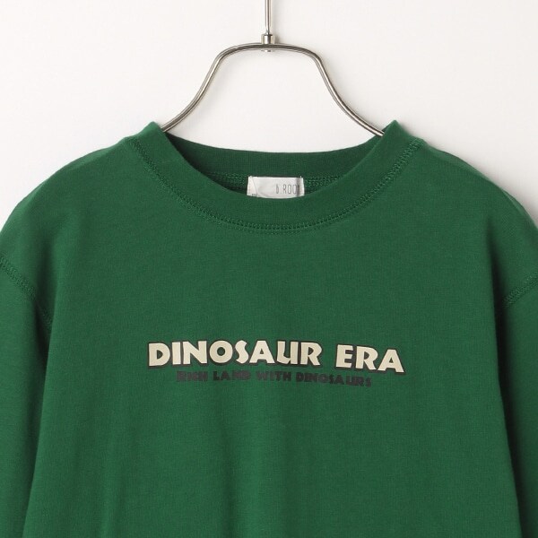 DINASAURバックプリント長袖Tシャツ